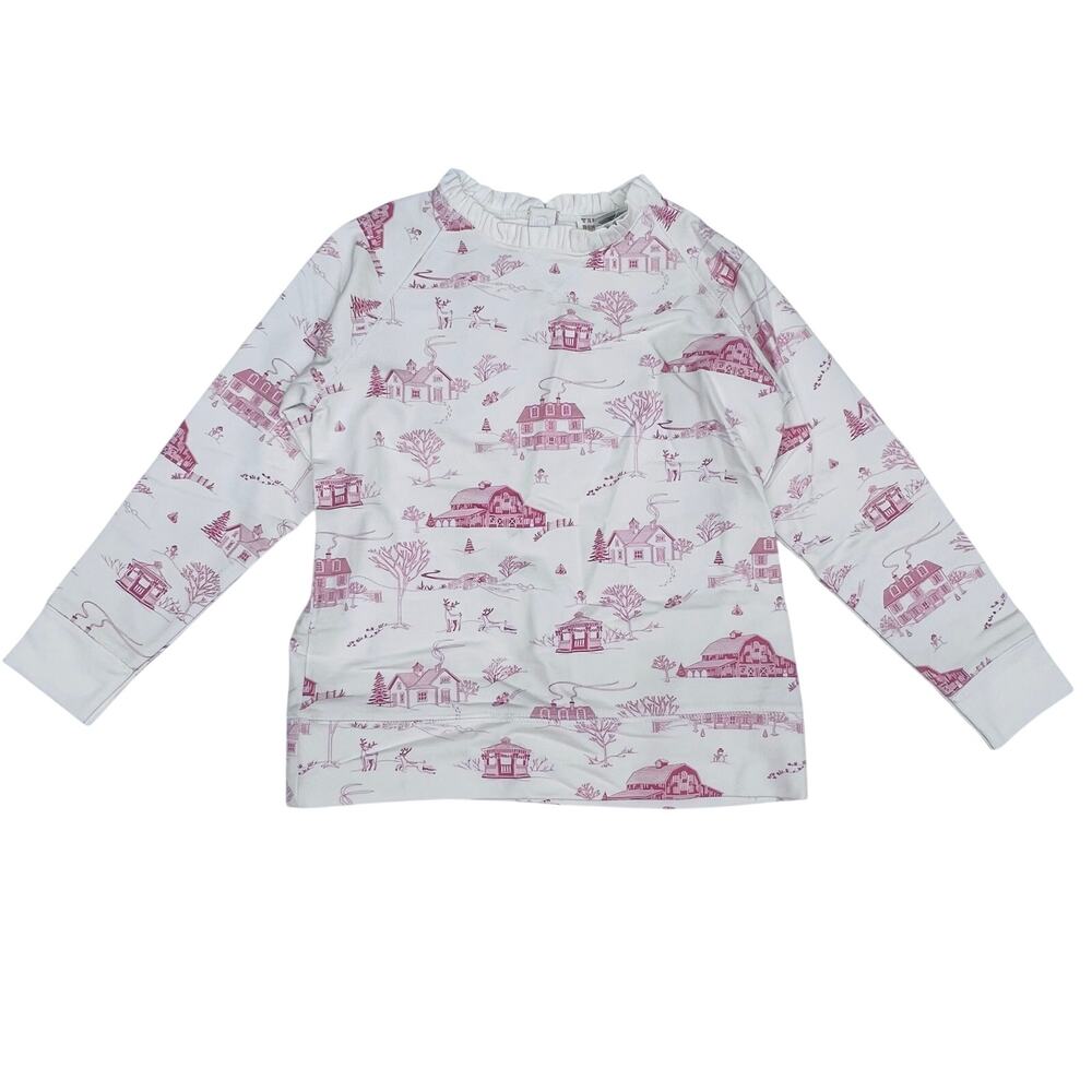 NWT TBBC Size 6 Cassidy Comfy Crewneck in York Town Toile